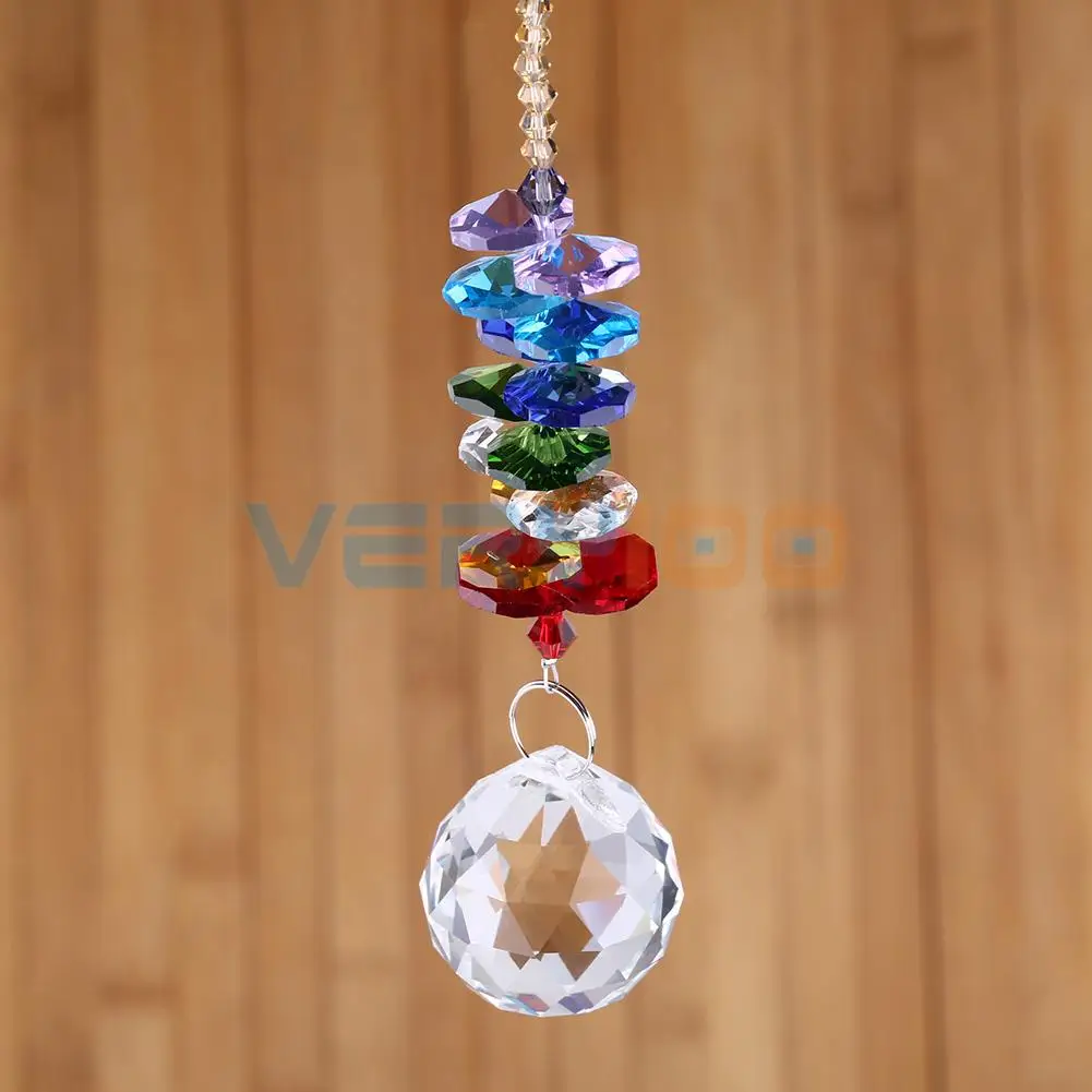 Новый хрустальный шар Suncatcher Радуга фэн-шуй призмы подвеска Маятник висит окна Бесплатная доставка