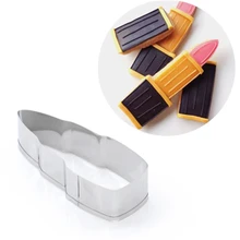 AMW Cortador де Biscoito кухонные принадлежности губная помада в форме нержавеющая сталь формочка для печенья формы для выпечки Дешевые инструменты Mj7059