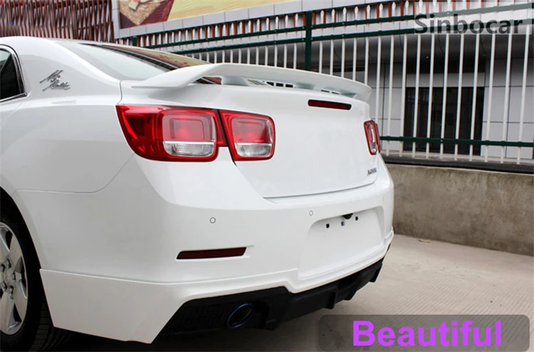 

ABS Plastic Painted Deflector Spoiler Rear Wing Primer Color Rear Spoiler For Chevrolet Malibu 2012 2013 2014 2015 2016