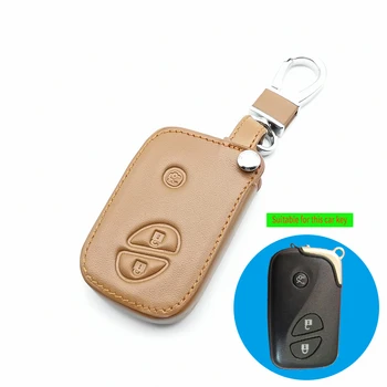 

Soft Texture Leather Car Key Cover For Lexus CT200H GX400 GX460 IS250 IS300C RX270 ES240 ES350 LS460 GS300 450 460 h Shell Case