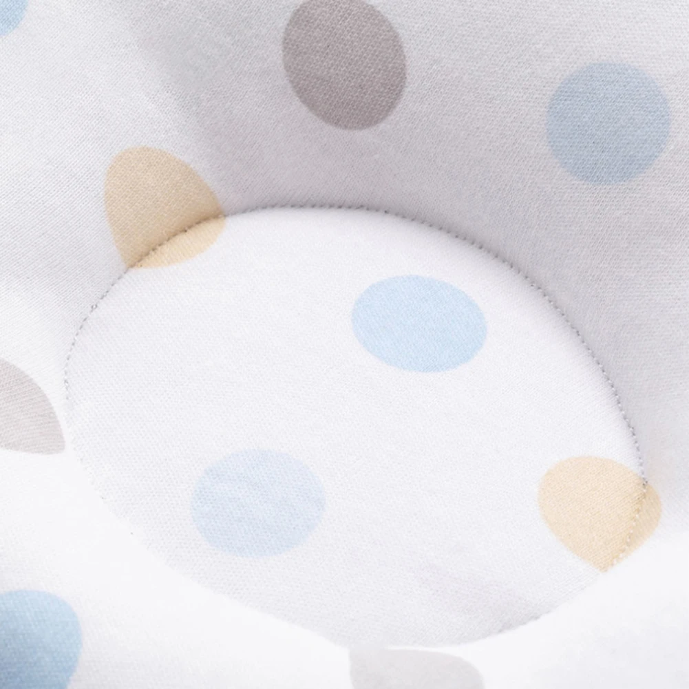 Детские вогнутые хлопковые подушки детские мягкие волнистые точечные печати кружева анти-голова Форма Подушка спальная одежда для