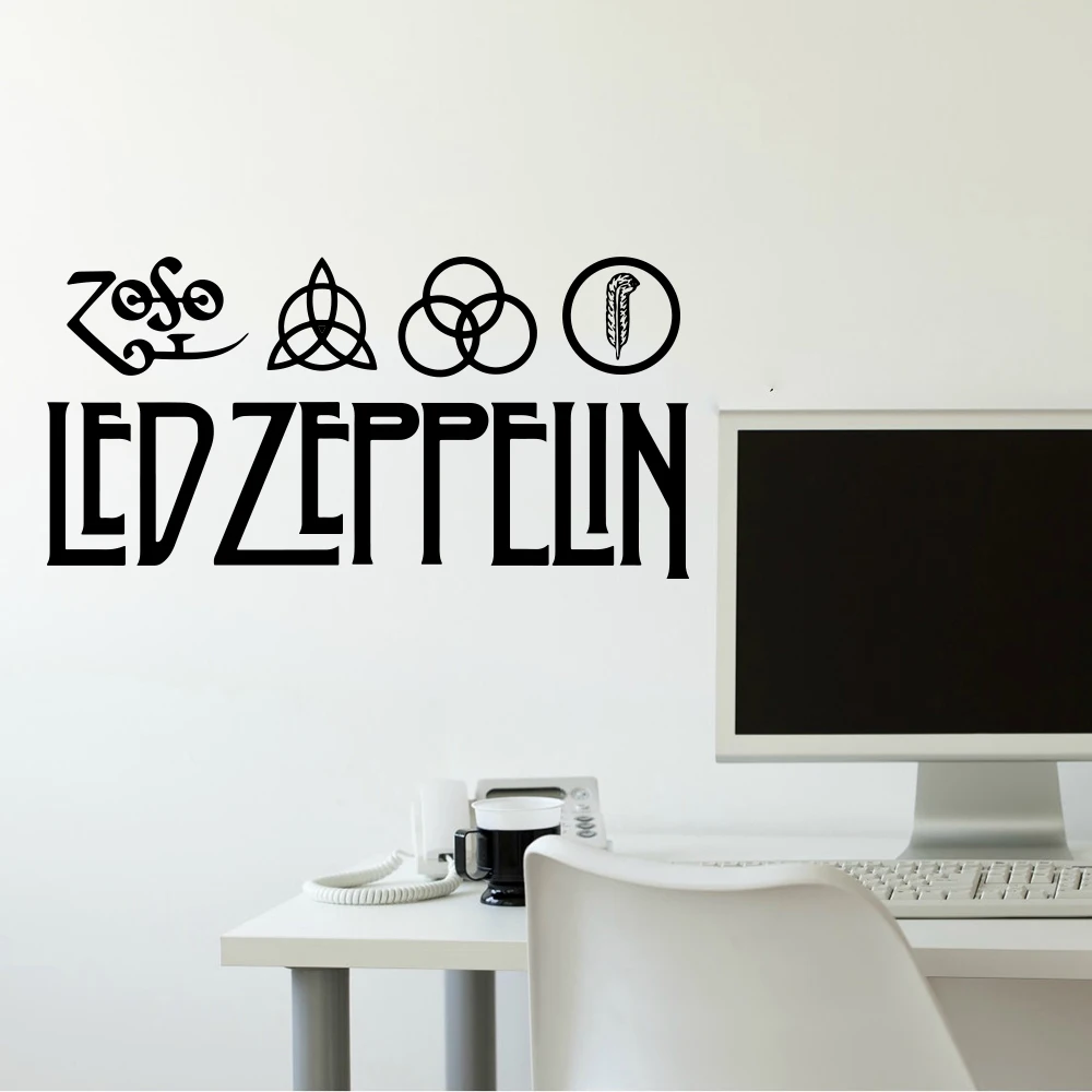 Led Zeppelin Rock Классическая старинная музыкальная лента наклейка для ноутбука певица супер звезда музыка Авто Наклейка на ПК виниловый Декор