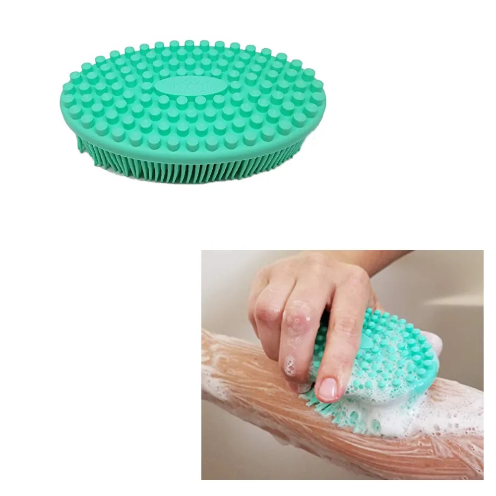 

1Pcs Soft Silicone Massage Scrub Gloves For Peeling Body Bath Brush Exfoliating Gloves Footbrush for the Bath Body Brush #K20