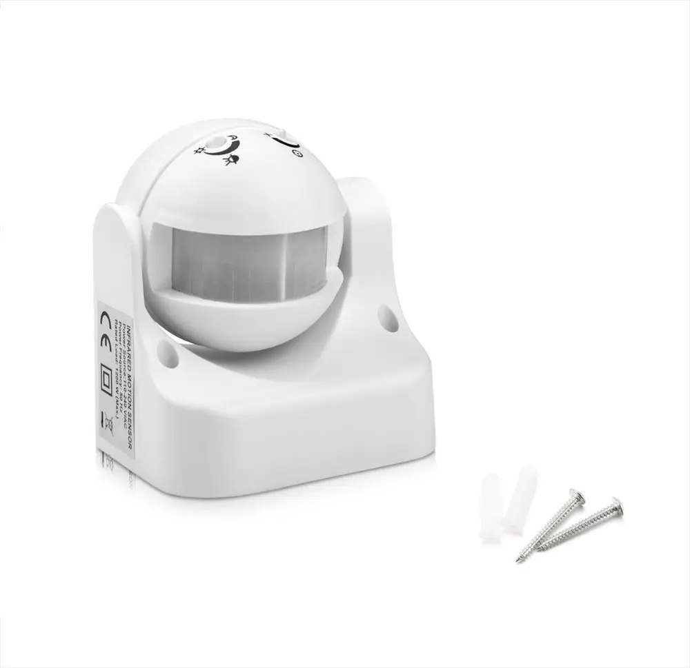 

AIMENGTE High Sensitivity AC110V, 220V 180 Degree Energy-Saving indoor PIR Infrared Motion Movement Sensor Detector Switch