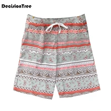 Мужские дышащие плавки, Шорты для плавания, шорты с цветочным принтом