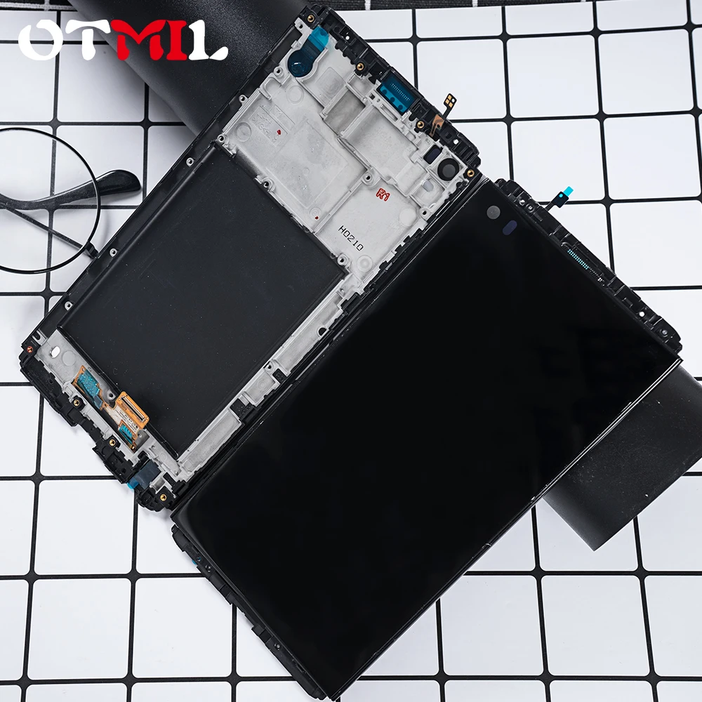 

OTMIL 5.7" LCD For LG V20 LCD Display Touch Screen Digitizer With Frame For LG V20 H990N H990DS H990T H910 H918 LS997 Display