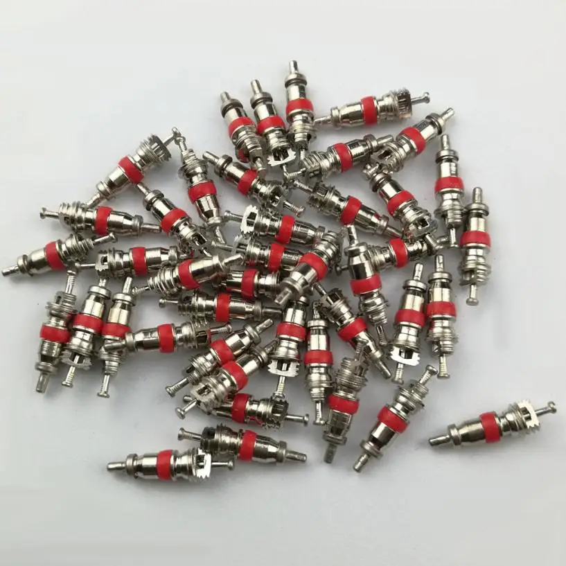 Tire Tyre Valve Stem Core 100 Pc Car Truck Replacement Part Brass Valve