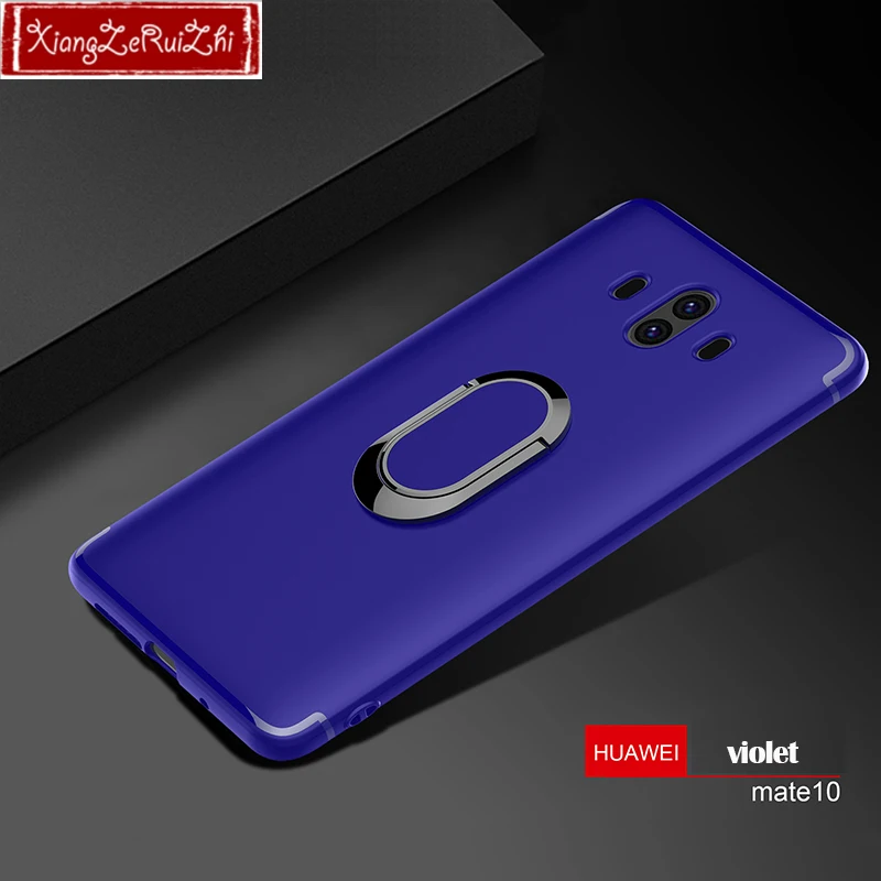 Для Huawei mate10 матовый чехол для телефона мягкий корпус крепление в виде кольца на