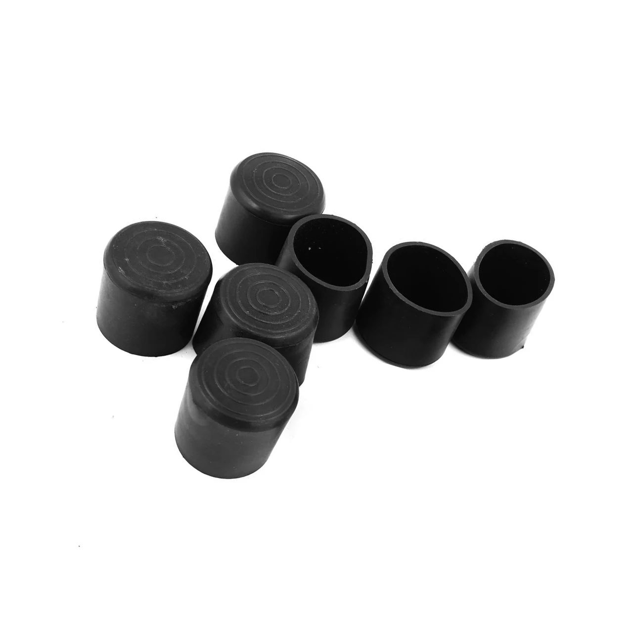 

Useful Rubber PVC Flexible Round End Cap 38MM Foot Cover 10 Pcs Black