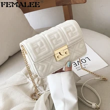 Высококачественная французская маленькая сумка, новая модная универсальная сумка на плечо, мини-квадратная сумка с вышивкой и цепочкой