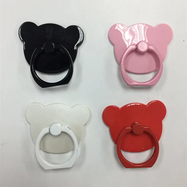 For iPhone Samsung Smart Phone GPS MP3 Car Mount Stand New 360 Degree Plastic Finger Ring Bear Pattern Mobile Phone Ring Holder For iPhone Samsung Smart Phone GPS MP3 Car Mount Stand New 360 Degree Plastic Finger Ring Bear Pattern Mobile Phone Ring Holder