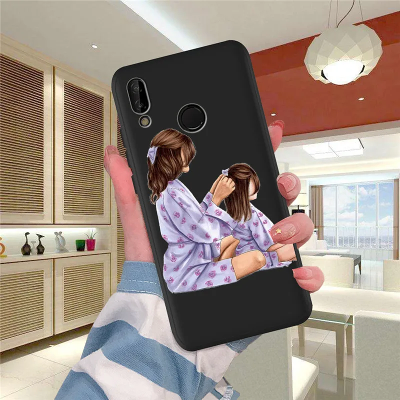 Чехол для девочки Huawei P8 P10 P20 P30 Mate 10 20 Honor 8 8X 8C 9 V20 20i Lite Plus Pro чехол оболочка