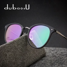 Сплав ацетат оправ для Для женщин Ретро Круглый квадратный прозрачный Для женщин очки аксессуары Брендовая Дизайнерская обувь очки# G-8059