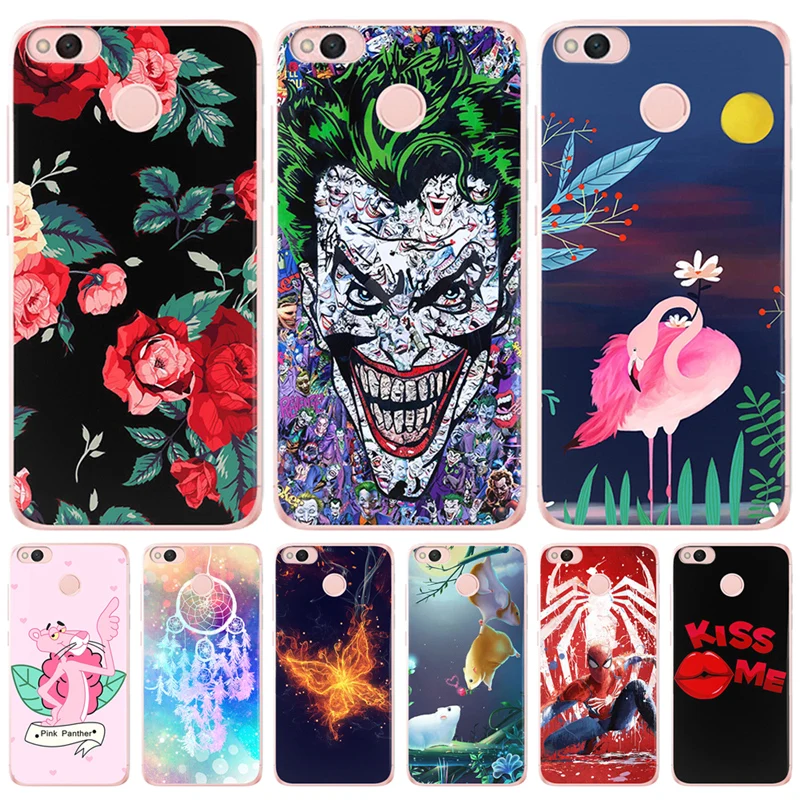 Spiderman For Xiaomi Redmi Mi 3S Pro 4X 4A 5A 5 Plus Note 3 4 6 6A A1 5X A2 6X Lite 8 case Joker Flamingo cover funda etui |