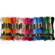 36 skeins of thread Multicolored For Embroidery Cross needle Knitting Bracelets