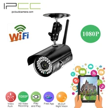IPCC WiFi 1080 P Пуля камеры Беспроводной 2-мегапиксельная ip камер 2 Способ аудио Главная Security Network Camera Plug Play iPhone Мобильный Вид Установки