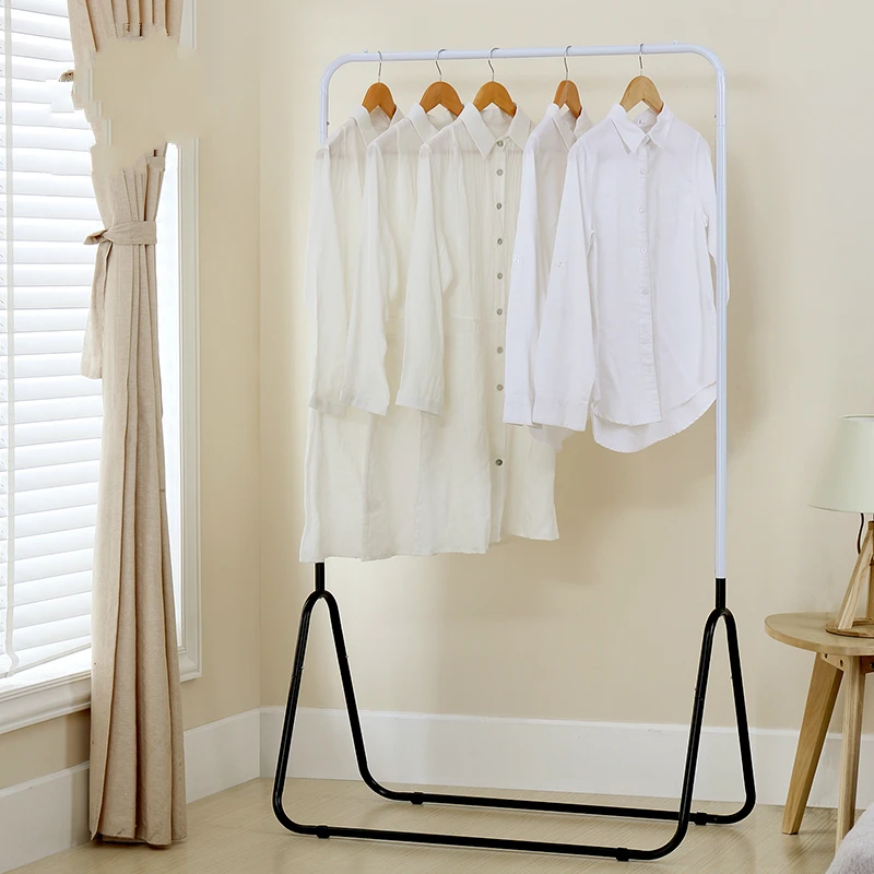 Metal coat hanger clothes hanger metal outdoor balcony drying rack for