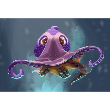

5D DIY full square diamond painting mosaic "squid" diamond rhinestone embroidery cross stitch home decoration gift