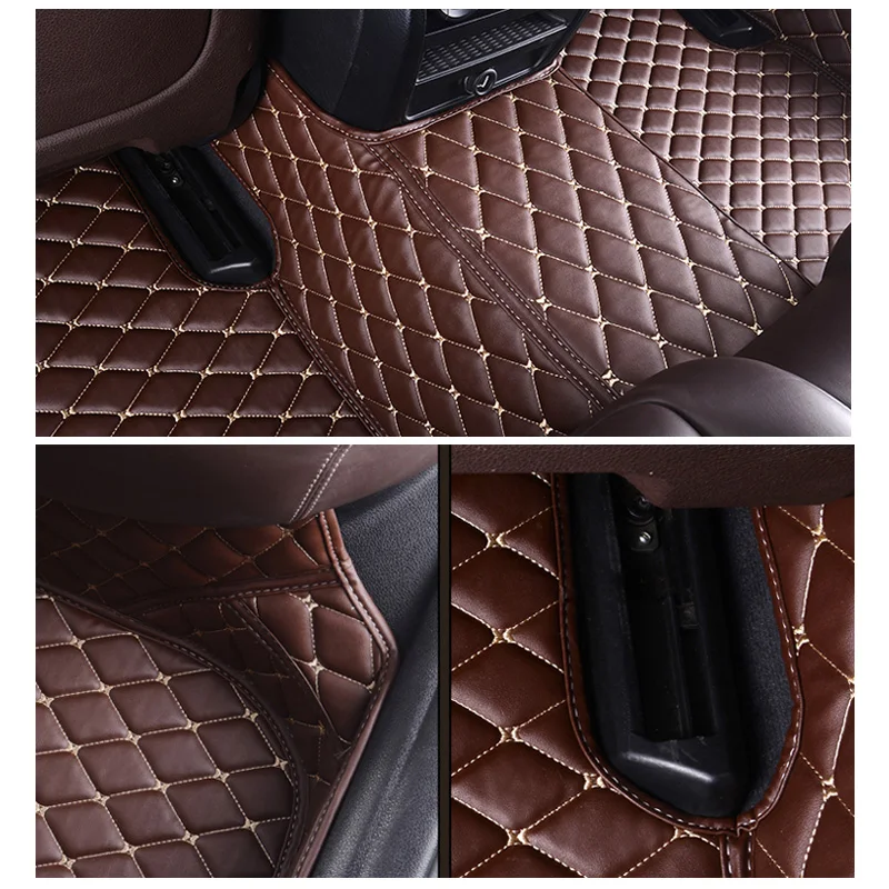 Кожаный коврик для автомобилей коврики Volkswagen touareg passat polo golf tiguan touran bora Sagitar Magotan