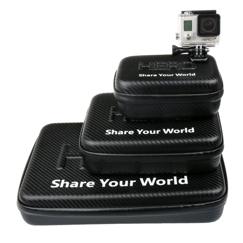 Водонепроницаемый Портативный Сумка Для Хранения Чехол для экшн-камеры Gopro Hero 7 6 5 4 3+ PU защитный ящик для спортивной экшн-камеры SJCAM SJ5000 SJ4000 SJ6 SJ7 спортивной экшн-камеры Xiaomi YI 4 K