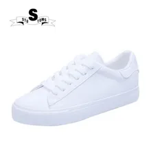 Женская обувь для скейтборда, кроссовки белого цвета с кружевом для отдыха, дешевая спортивная уличная прогулочная обувь twm0103