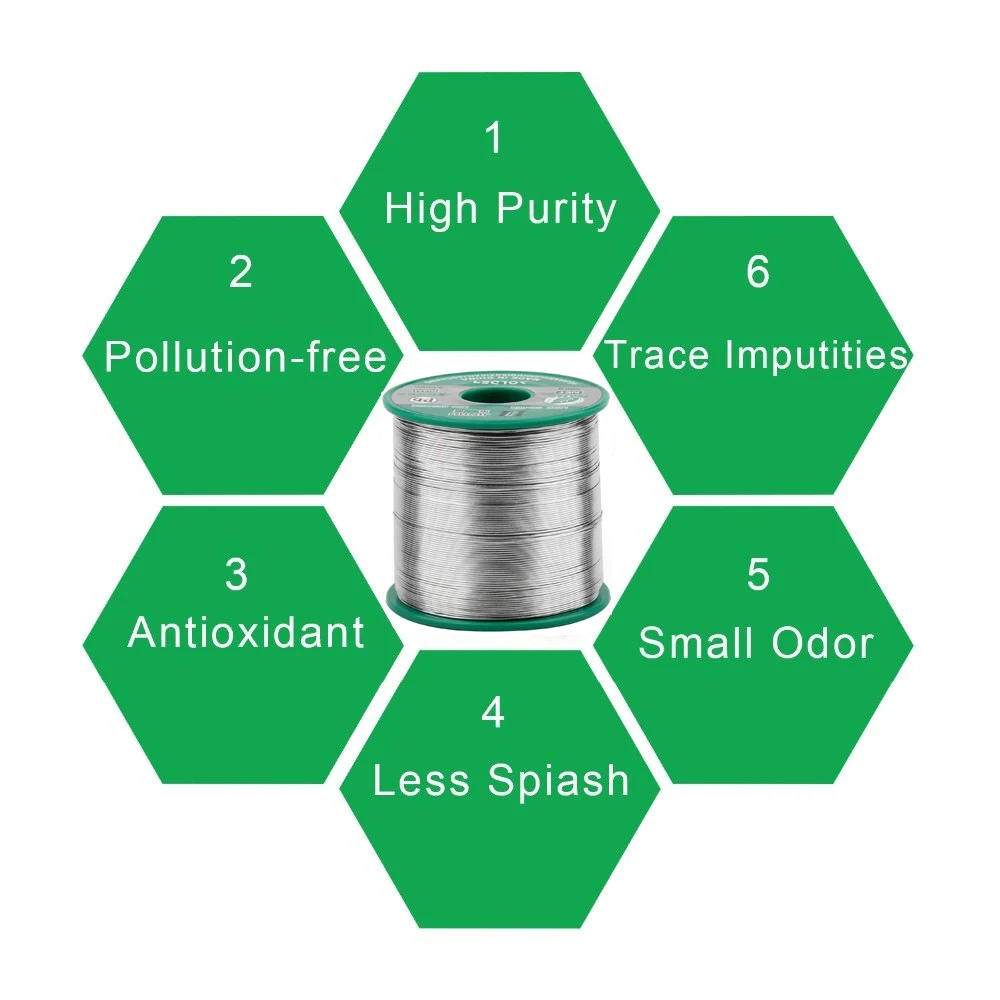  500g 1.1LB Lead Free Solder Wire Sn99.3 Cu0.7 Rosin Core for Electrical Solder RoHs