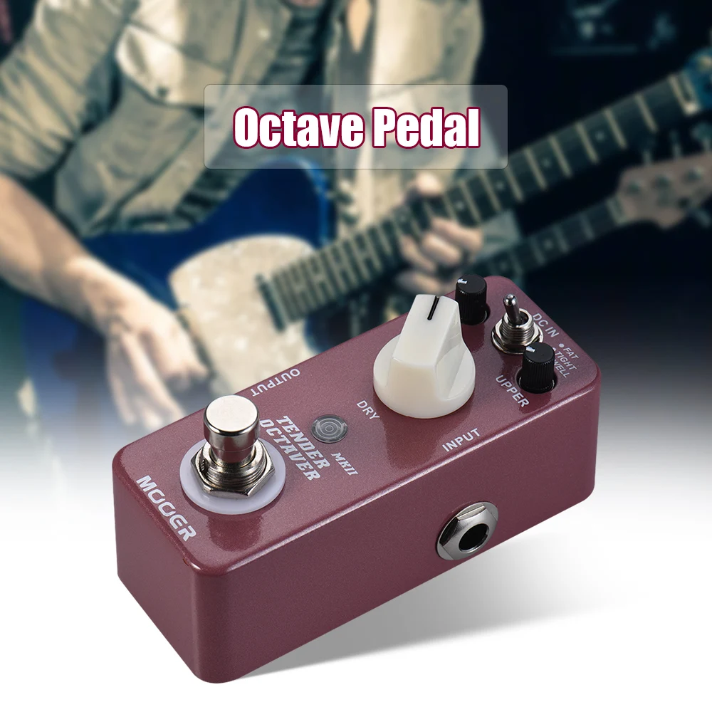 MOOER TENDER OCTAVE электрическая гитарная педаль MKII Octave с эффектами 3 режима True Bypass