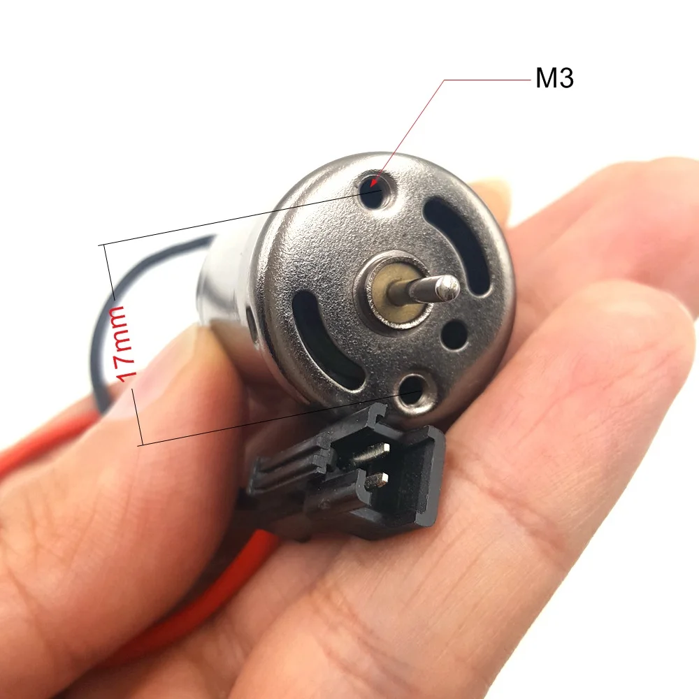 DC 9,6 V компенсация Угольная щетка 370 модель авиационный двигатель высокая скорость сильное магнитное поле большой крутящий момент