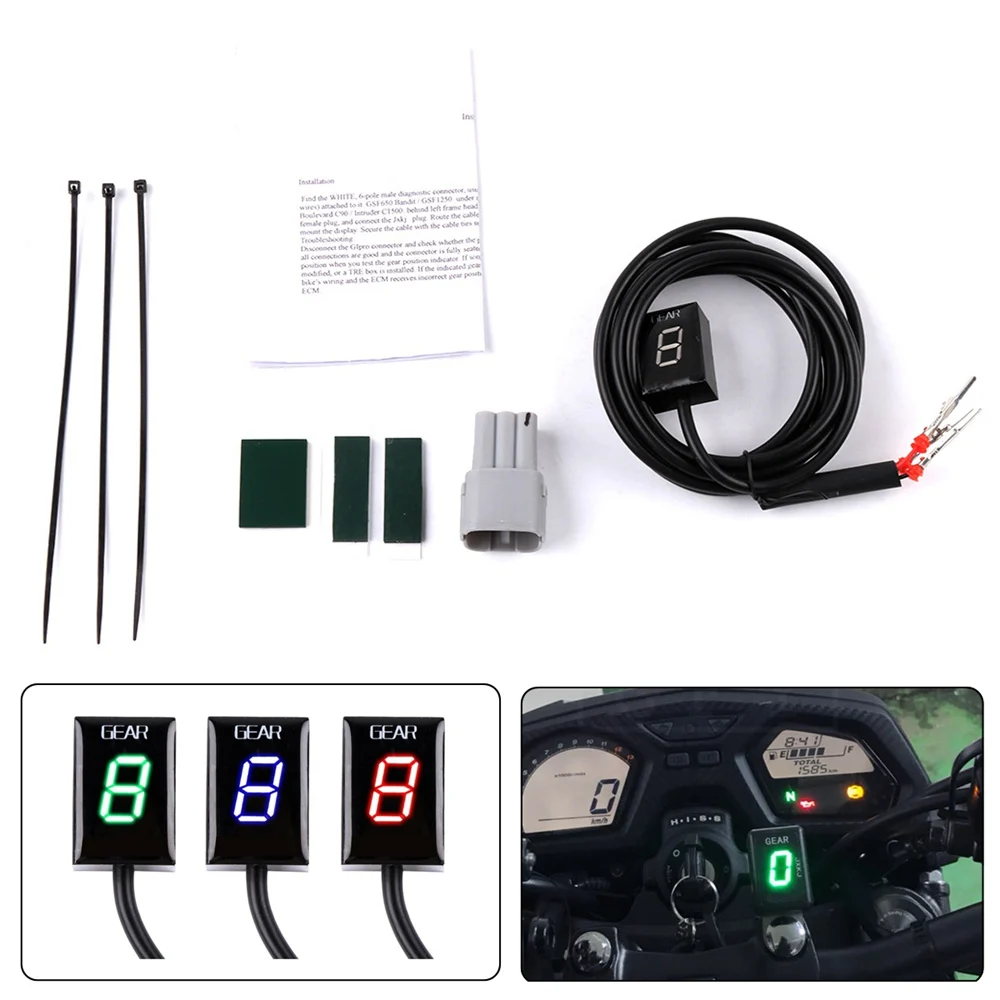 Motorcycle Gear Indicator for GSX1400 2004 2009 GSX R600 GSX R750 GSX