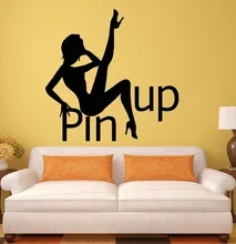 Sexy Girl Club Sticker naked Decal Muurstickers Posters Vinyl Wall Decals Pegatina Quadro Parede Decor Mural Sexy Girl Sticker