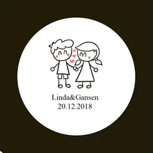 100 шт. пользовательские Стикеры и индивидуальный логотип свадьбы Стикеры s ваш собственный дизайн Стикеры s персонализированные Стикеры s Boda