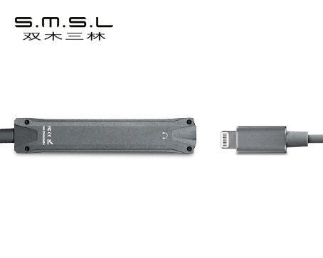 Мини усилитель для наушников S.M.S.L SMSL I2 Hi Fi портативный динамик DAC/Amp и разъем Lightning