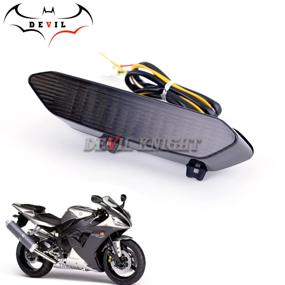Задний стоп сигнал для Yamaha YZF R1 2002 2003 Интегрированный Светодиодный фонарь аксессуары мотоциклов WR250R X XVS1300| |