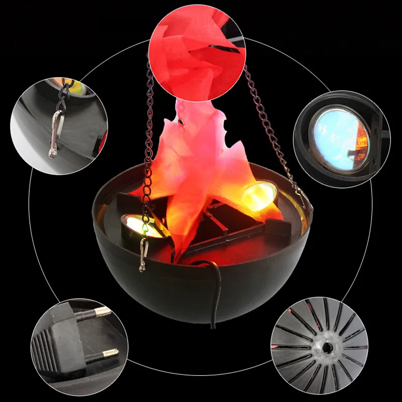 New electronic brazier Halloween decorative LED toys for Halloween toys