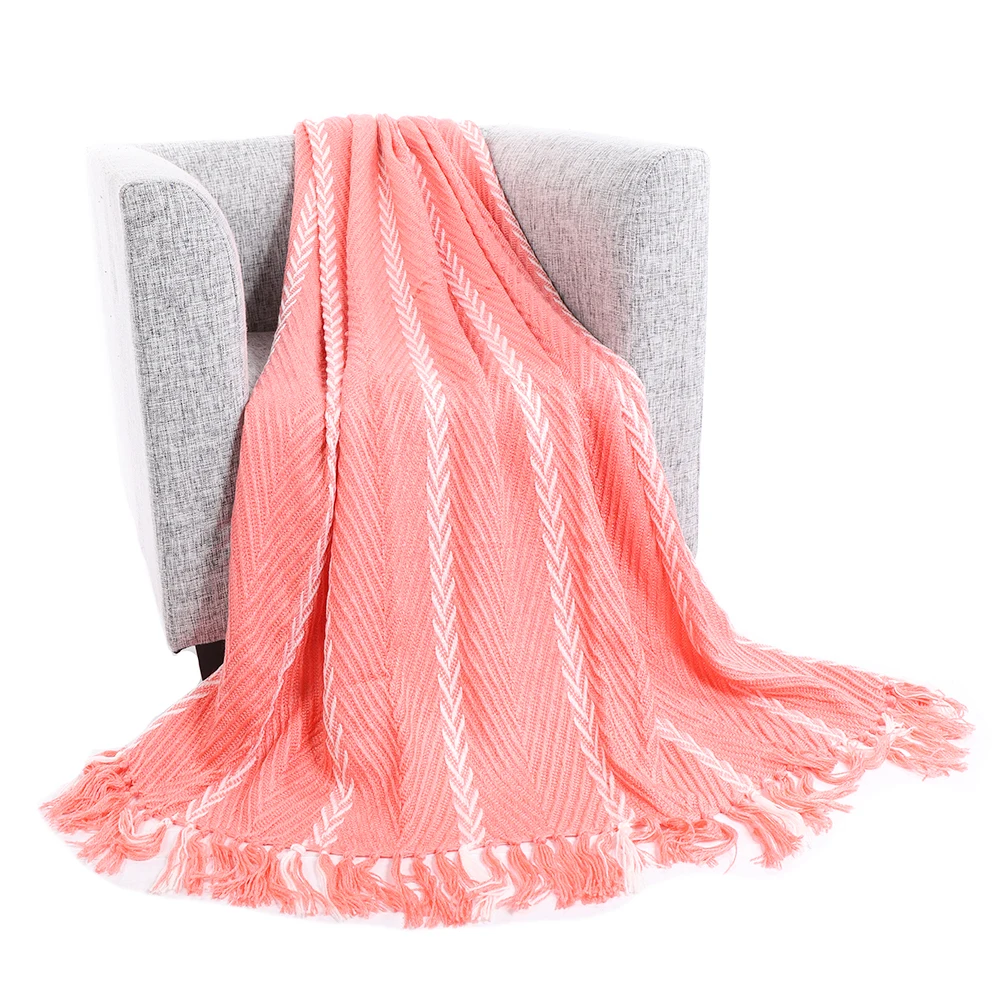 

Battilo Chevron Herringbone Throw for Indoor/Outdoor Use Camping BBQ's Beaches Everyday Blanket - 50 x 60