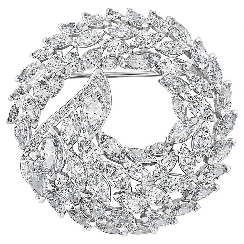 

SWA RO 2019 Spring New ALOFT Crystal Brooch Original Authentic 1:1 Fashion Charm Ladies Jewelry Suitable For Lover Jewelry Gifts