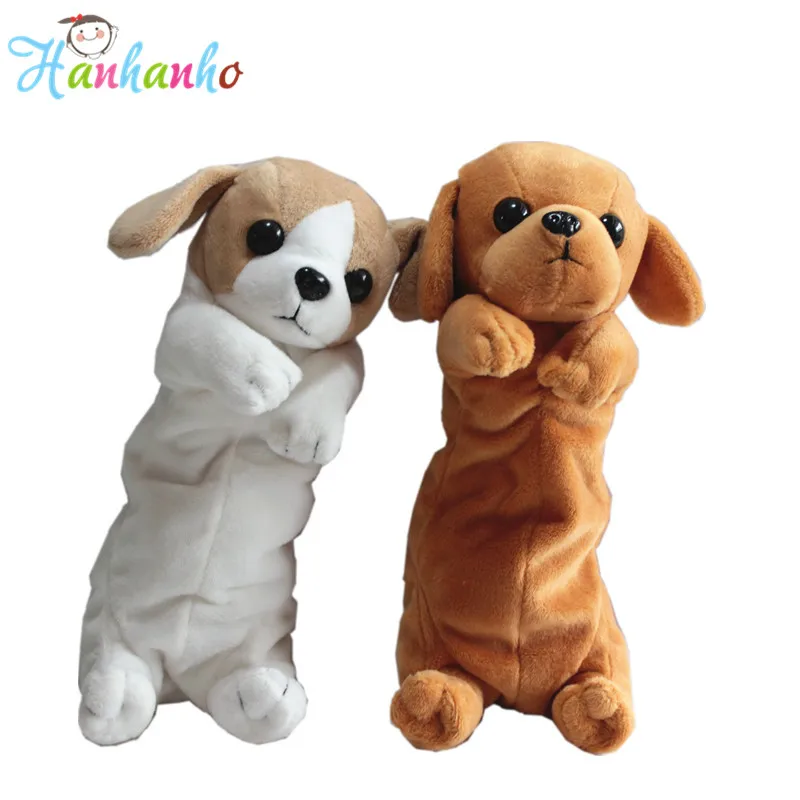

Cute Plush Puppy Pencil Case Dog Pen Bag Toy Boutique Estojo Escolar Menina
