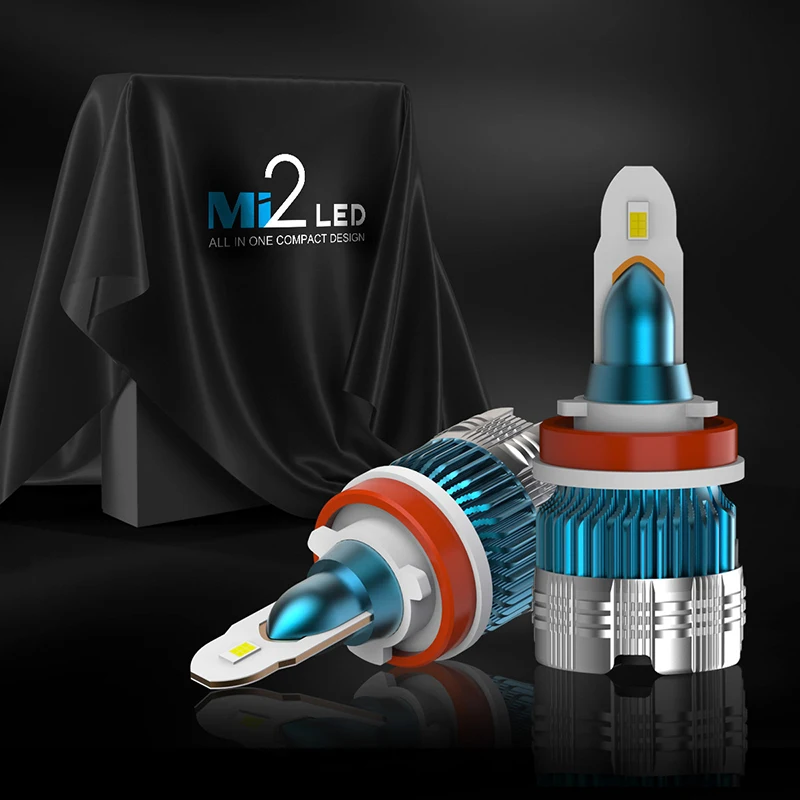 

2pcs Mini High quality car parts super bright headlight bulb 9012 h1 h3 h7 h11 h4 led headlight 6000K car led headlight