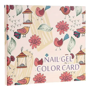 

1 Model 120 Color Grids 2018 New Nail Gel Color Card Nail Polish Color Display Nail Art Color Showcase Tool Inlaid Style