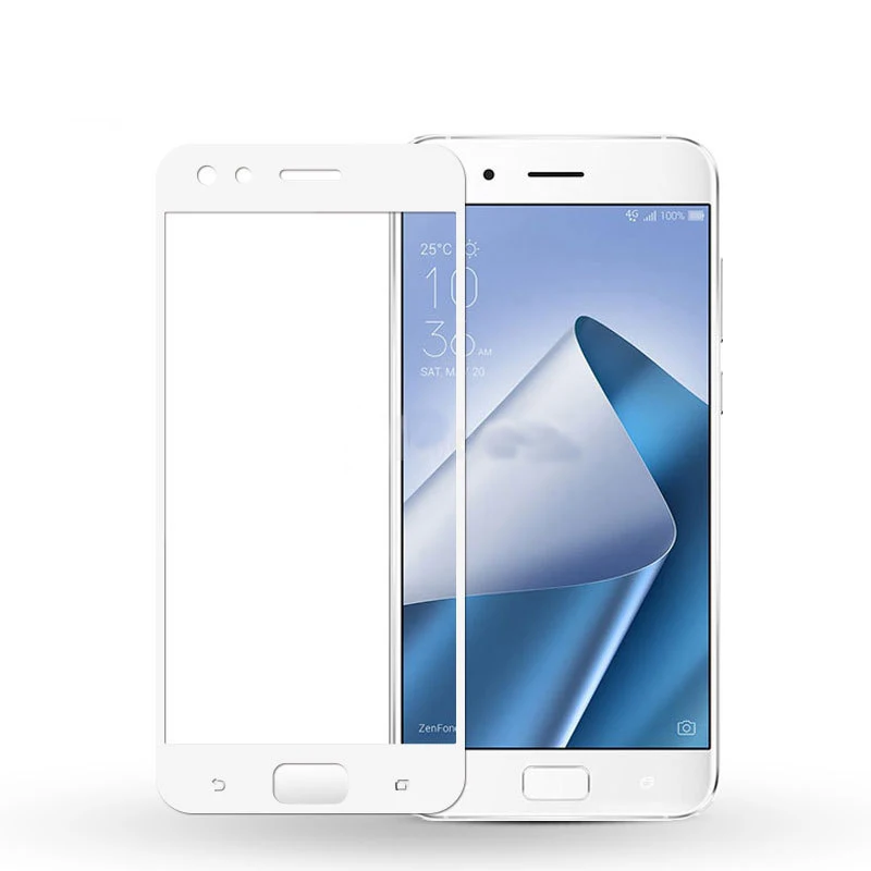 Полноэкранная защита закаленное стекло для Asus Zenfone 4 ZE554KL Pro Selfie полноэкранная