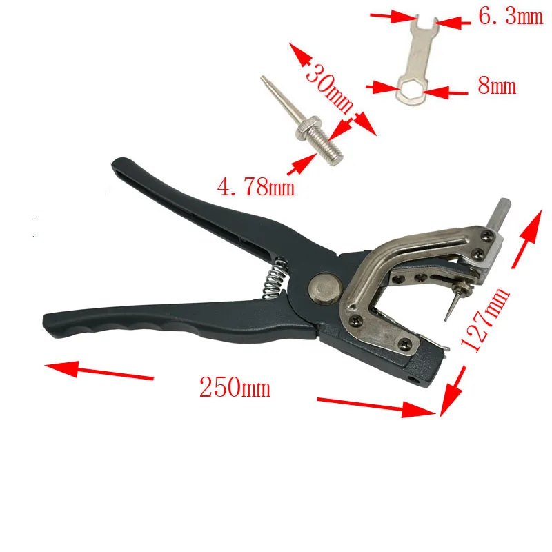 1 шт. ветеринарный инструмент для животноводства плоскогубцы свинья коровья овца кролик ушной жетон для идентификации инструмент для животных