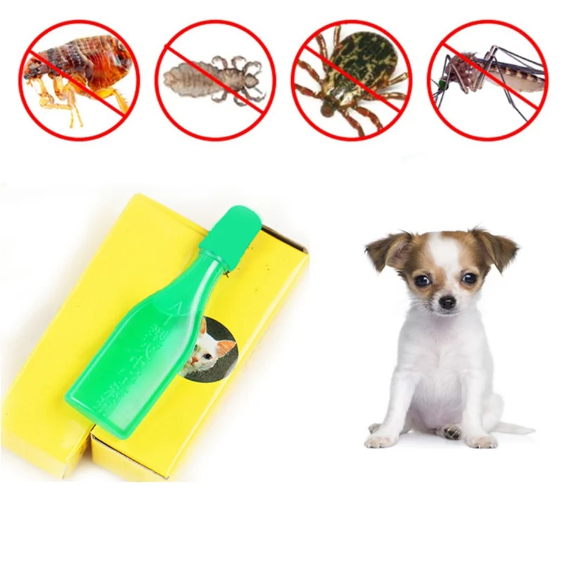 

2.5 ML Pet Insecticide Flea Lice Insect Killer Spray For Dog Cat Puppy Kitten Treatment Top