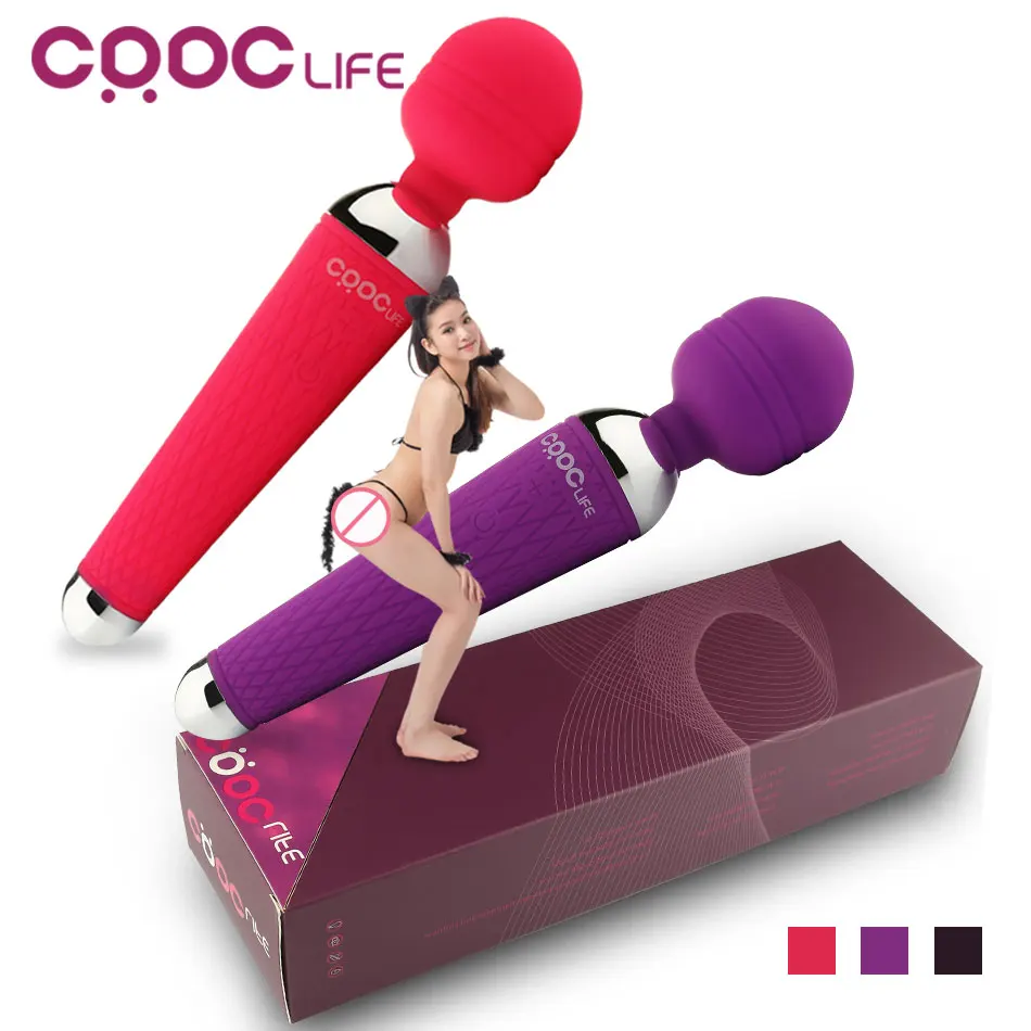 CRDC Hot Adult Sex Toys for Woman 15 Speed Power Oral Clit Vibrators for Women USB Rechargeable AV Magic Wand Vibrator Massager