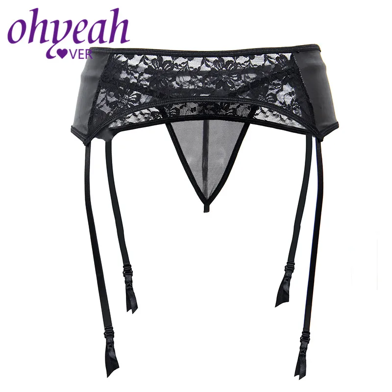 Женское кружевное нижнее белье Ohyeahlover пояс Подвязка из кожи большие