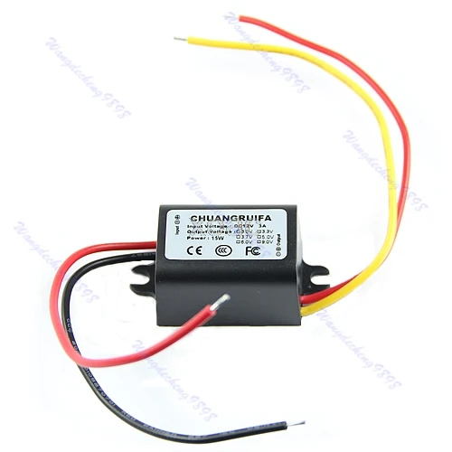 

Hot Waterproof DC/DC Converter 12V Step Down to 9V 3A 15W Power Supply Module M07 dropship