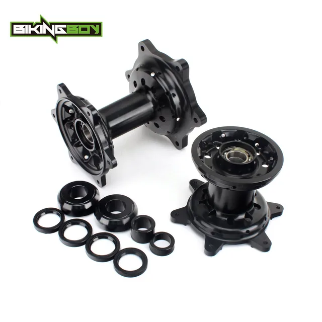 BIKINGBOY 36 Holes Front Rear Wheel Hubs With Axle Sleeve For YAMAHA