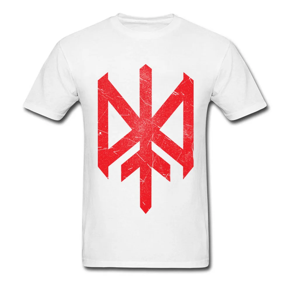 Fitness Tight Riotic Red Geometrical Symbol Men T-Shirt Graphic VALENTINE DAY Short Sleeve Round Collar Cotton Tops Tees T Shirt Riotic Red Geometrical Symbol white