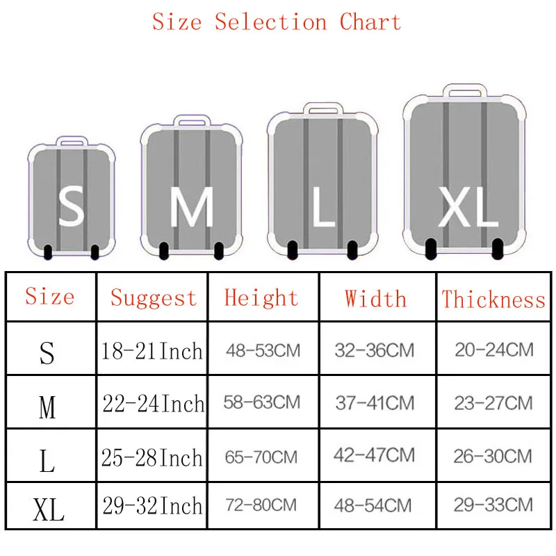 Утолщенный эластичный чехол для костюма, защитный чехол для путешествий, чехлы для багажа, чехол на колесиках, Защитные чехлы для костюма, чехол s fit 18-3" Z51