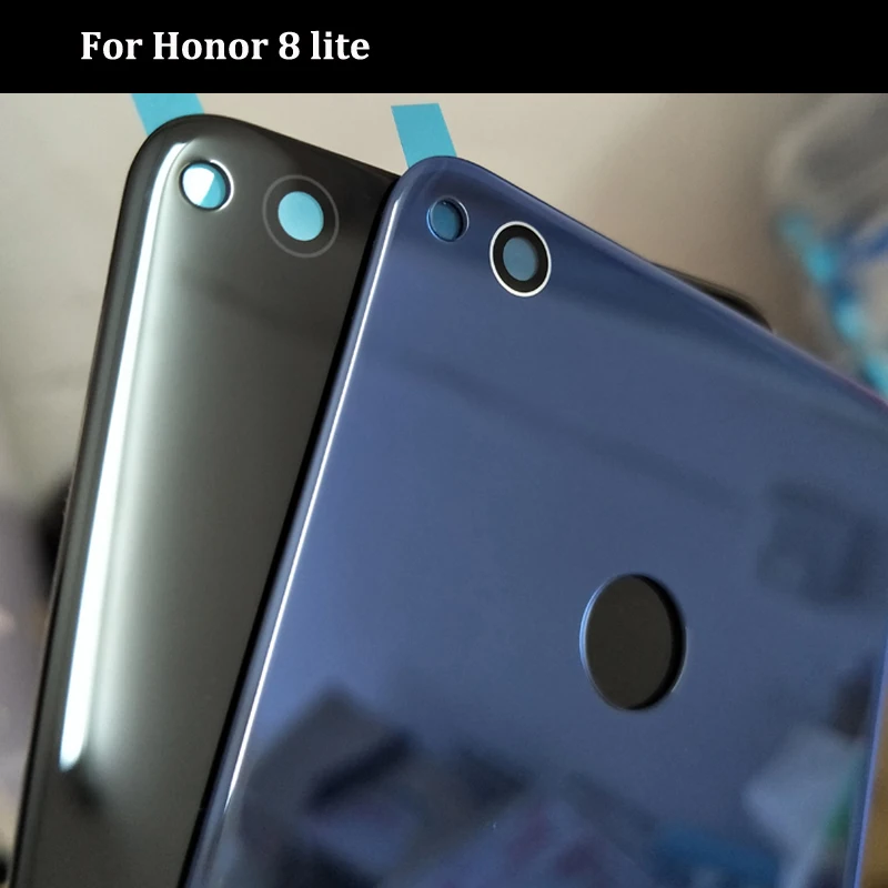 Задняя крышка из 100% стекла для Huawei P9 Lite 2017 Honor 8 lite с задней камерой|battery back|back