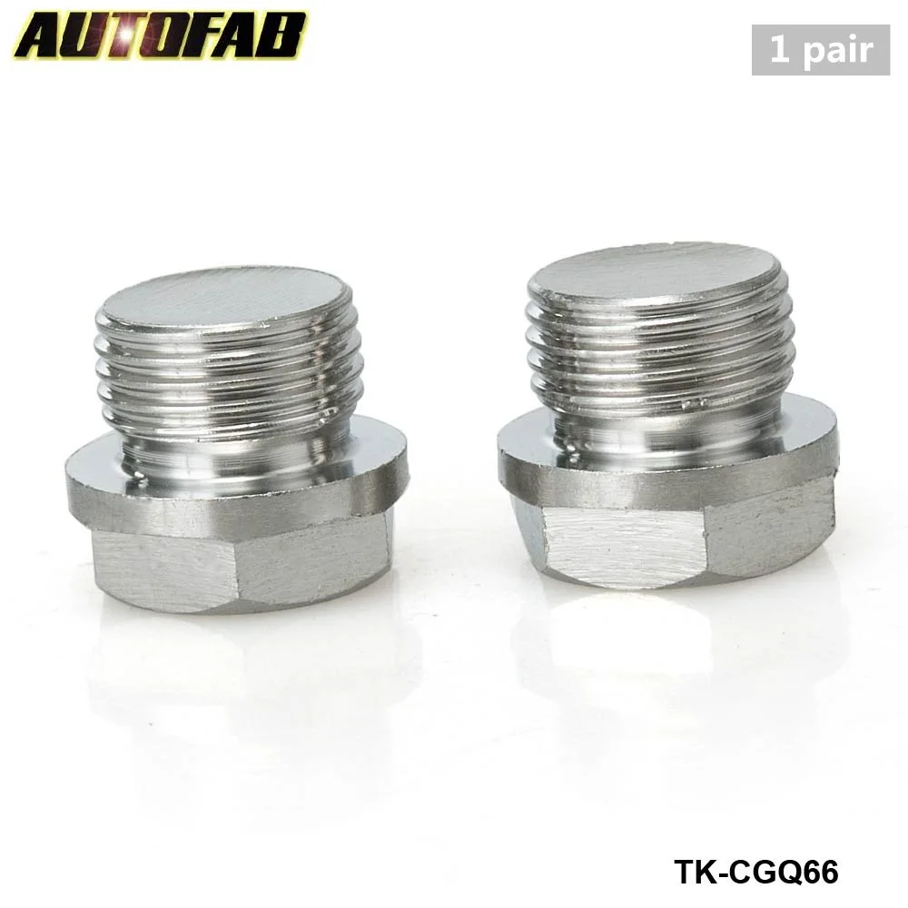 AUTOFAB - 18MM Stainless Steel Hex Socket O2 Sensor Plug Kit AF-CGQ66